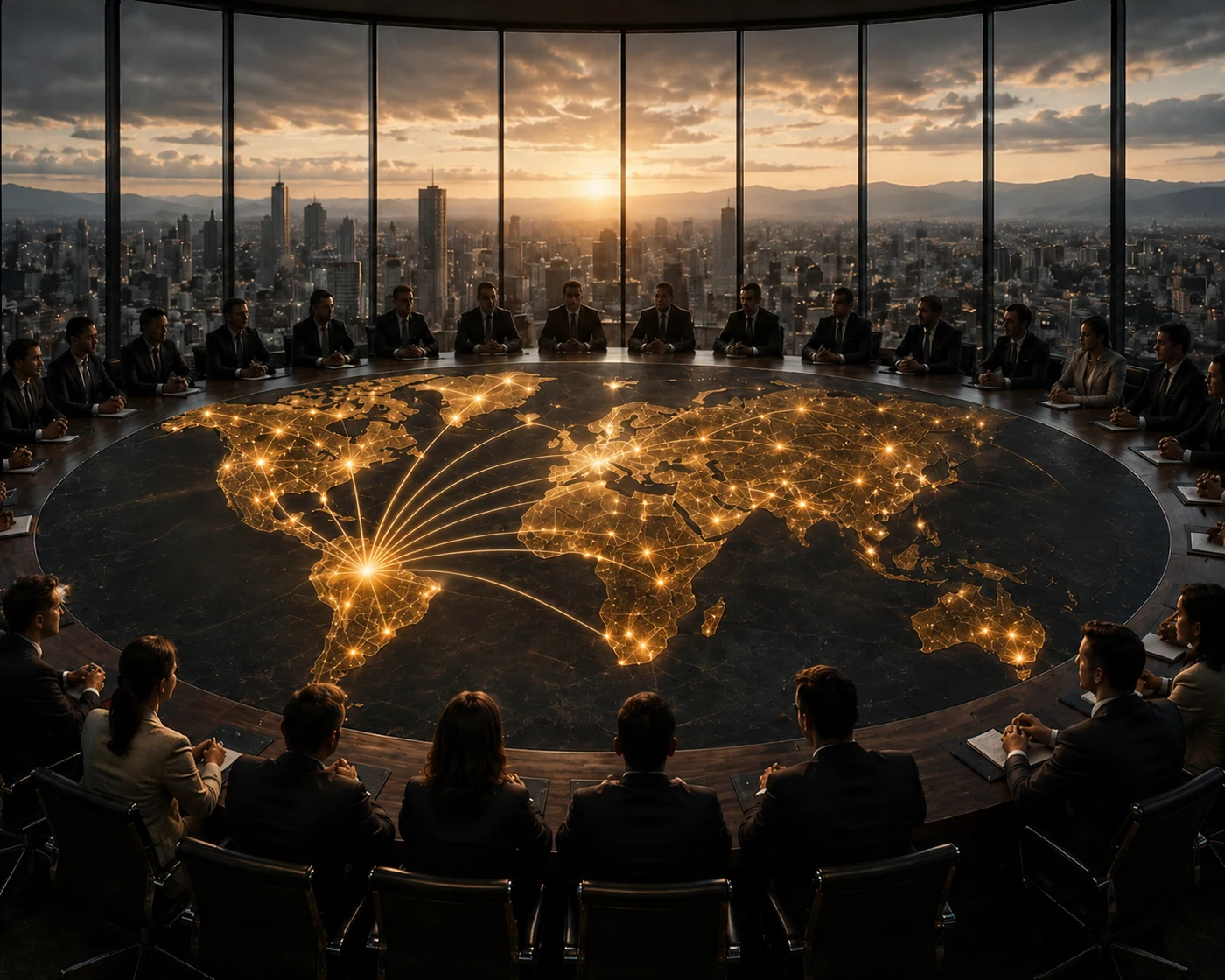 Globales Handelsnetz
